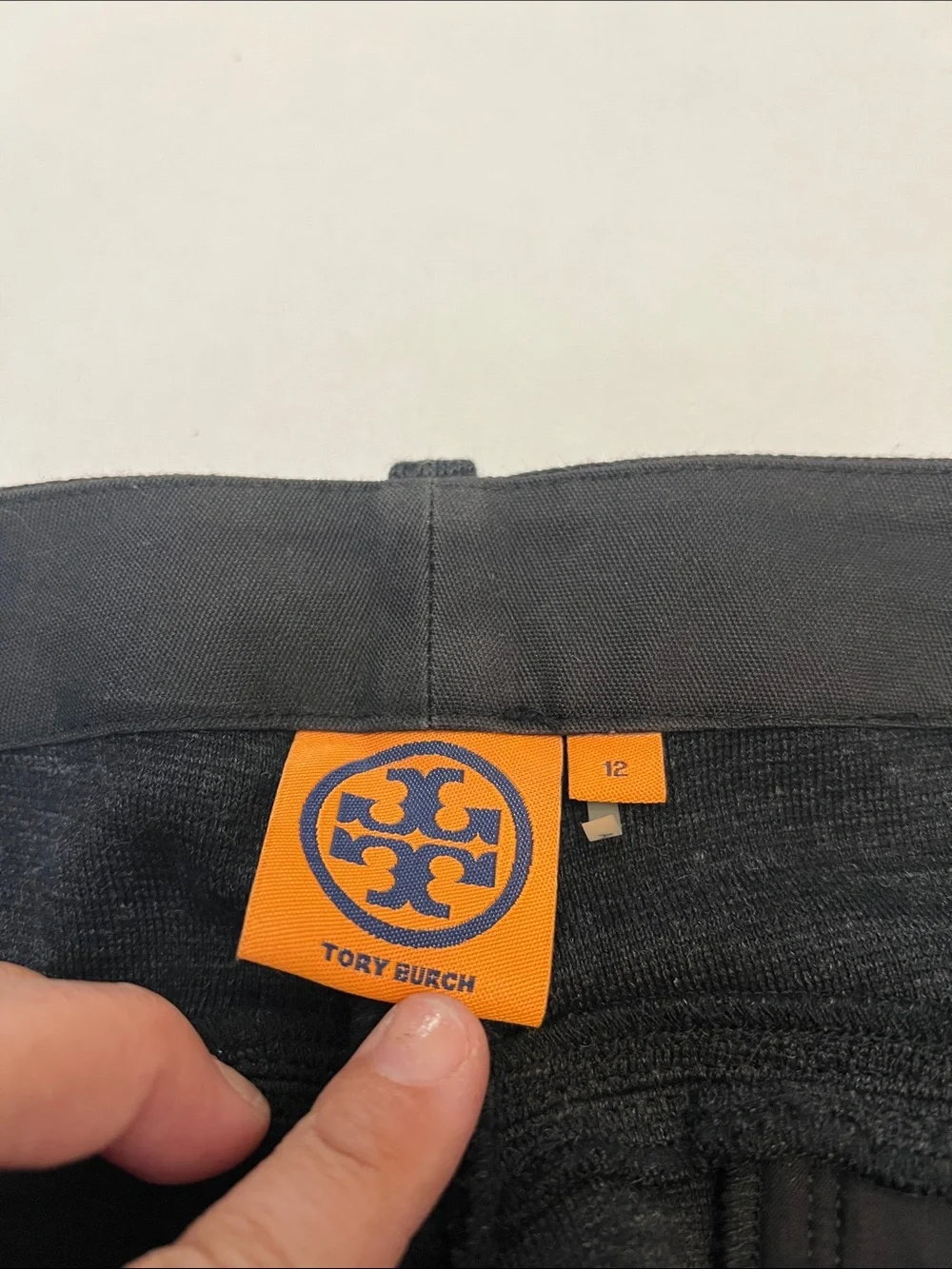 TORY BURCH SIMONA GRAY WOOL TAILORED TROUSER PANTS WOMEN’S SIZE 12